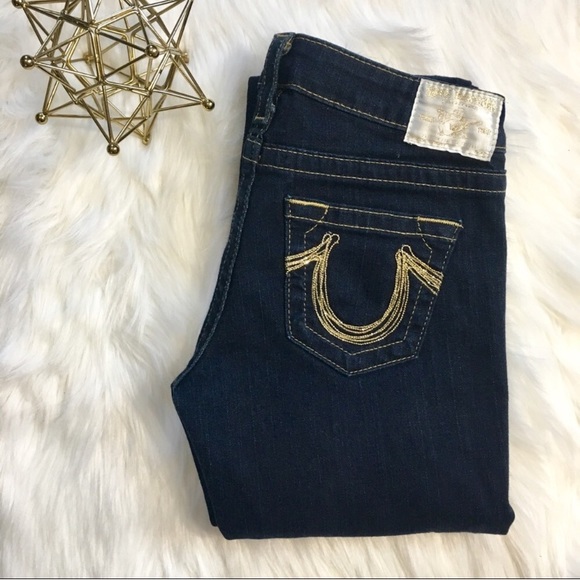True Religion Denim - True Religion | ‘Johnny’ Gold Bling Jeans 🌟